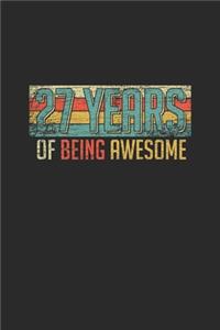 27 Years Of Being Awesome