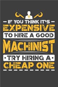 If You Think It's Expensive To Hire A Good Machinist Try Hiring A Cheap One