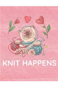 Knitting Graph Paper Notebook