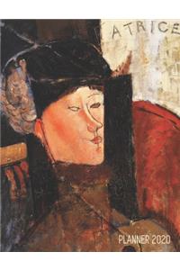 Amedeo Modigliani Weekly Planner 2020