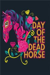 Notizbuch Day of the dead horse Version 3
