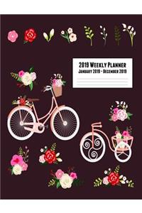 2019 Weekly Planner January 2019 - December 2019