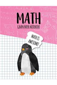 Math Graph Paper Notebook