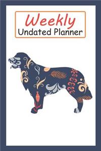 Weekly Undated Planner