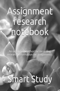 Assignment Research Notebook