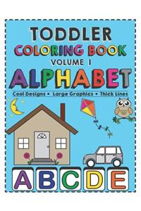 Toddler Coloring Book Alphabet