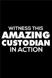Witness This Amazing Custodian In Action