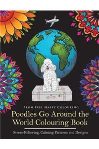 Poodles Go Around the World Colouring Book