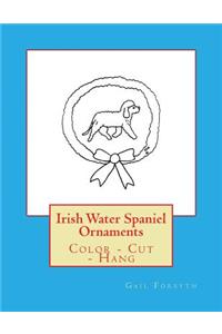 Irish Water Spaniel Ornaments