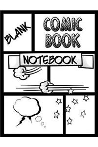 Blank Comic Book Notebook