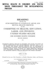Mental Health in Children and Youth