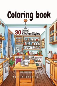 kitchen styles coloring book
