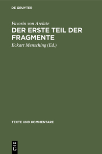 erste Teil der Fragmente