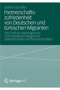 Partnerschaftszufriedenheit Von Deutschen Und Türkischen Migranten