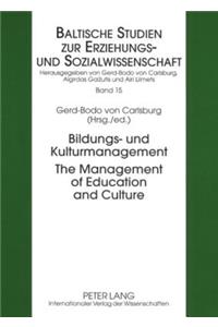 Bildungs- und Kulturmanagement- The Management of Education and Culture