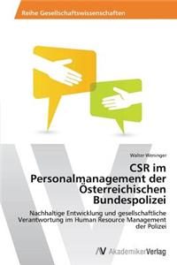 CSR im Personalmanagement der Österreichischen Bundespolizei