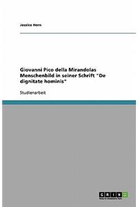 Giovanni Pico della Mirandolas Menschenbild in seiner Schrift De dignitate hominis