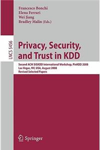 Privacy, Security, and Trust in Kdd