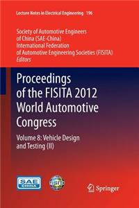 Proceedings of the Fisita 2012 World Automotive Congress