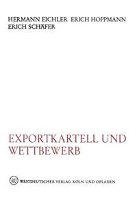 Exportkartell Und Wettbewerb