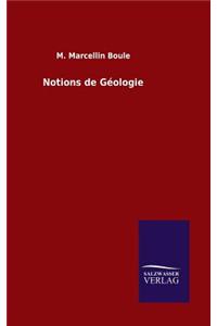 Notions de Géologie