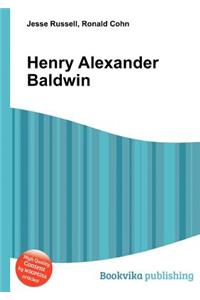 Henry Alexander Baldwin