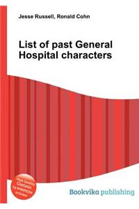 List of Past General Hospital Characters