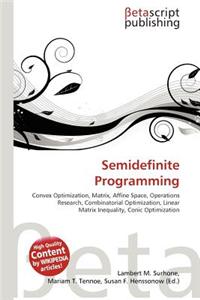 Semidefinite Programming