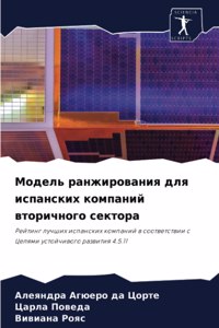 Модель ранжирования для испанских компан
