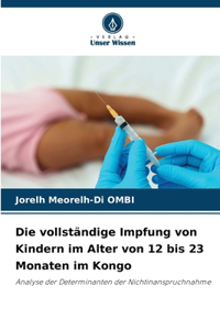 vollständige Impfung von Kindern im Alter von 12 bis 23 Monaten im Kongo