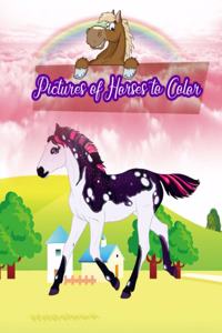 Pictures of Horses to Color