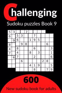 Challenging sudoku puzzles book 9