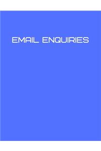 email enquiries blue