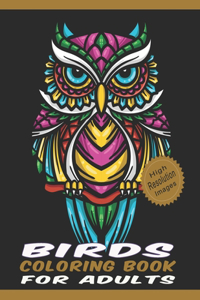 Birds Coloring Book for Adults