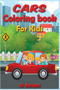 Cars Coloring Book For kids 45 Designs