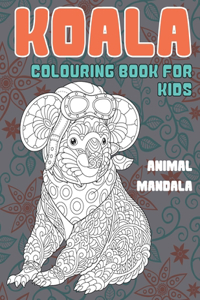 Mandala Colouring Book for Kids - Animal - Koala