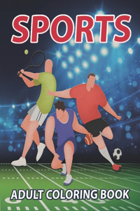 Sports Adult Coloring Book