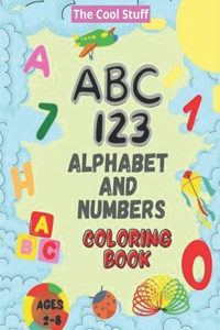 ABC - 123 Alphabet and Numbers Coloring Book