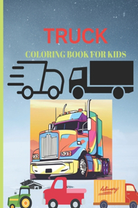 Truck Coloring Book For Kids