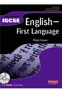 Heinemann IGCSE English - First Language Student Book with Exam Cafe CD