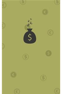 (Gold) Smart Monthly Budget Planner, Blank Lined, Write-in, Undated 3 Year Expense Tracker.