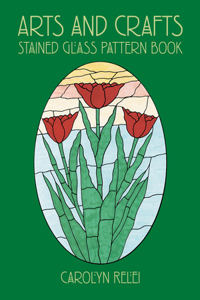 Arts & Crafts Stained Glass Pattern Book