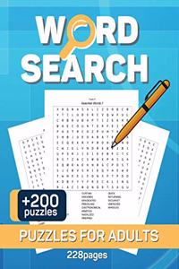 Word Search Puzzles Book for Adults