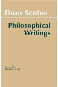 Duns Scotus: Philosophical Writings
