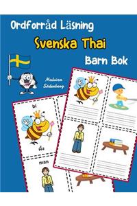 Ordforråd Läsning Svenska Thai Barn Bok