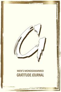 G Men's Monogrammed Gratitude Journal