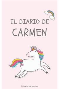 El Diario de Carmen Libreta de Notas