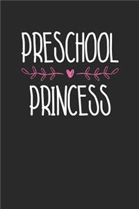 Back to School Notebook 'Preschool Princess First Day Preschool' - Back To School Gift for Her and Him - Writing Journal