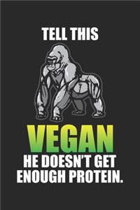 Tell this VEGAN he Doesn't get enough Protein