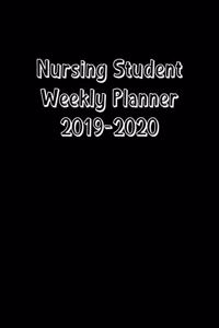Nursing Student Weekly Planner 2019-2020